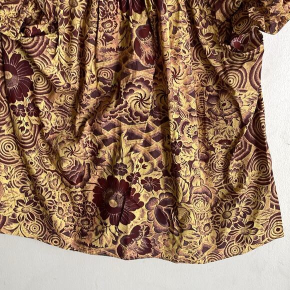 Ulla Johnson Ruffle Sleeve Letty Top in Amber - Picture 10 of 16